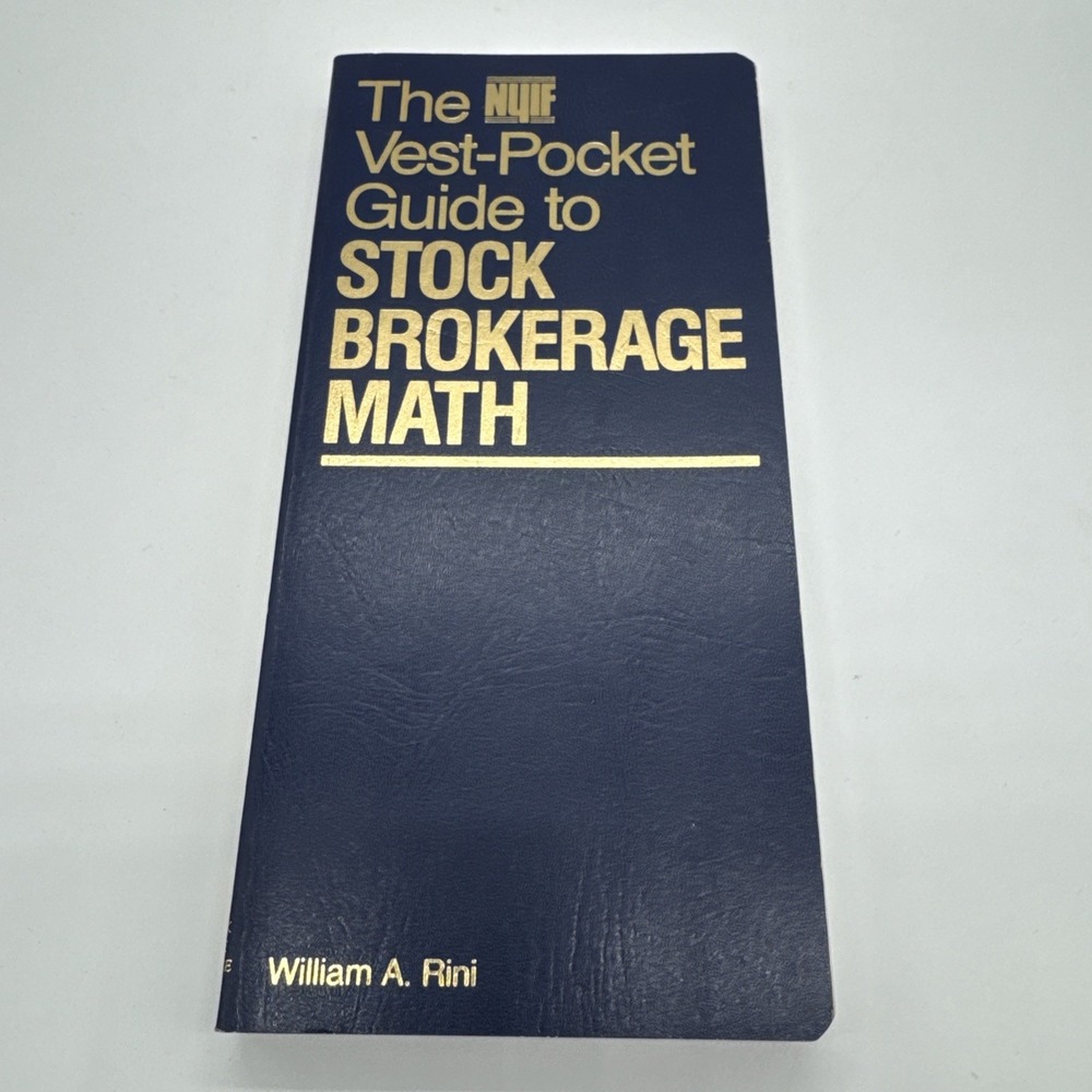 The Vest Pocket Guide To Stock Brokerage Math